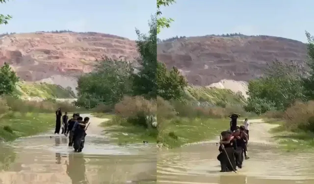 Bursa’da suyun yükselmesiyle çocuklar ölümle burun buruna geldi