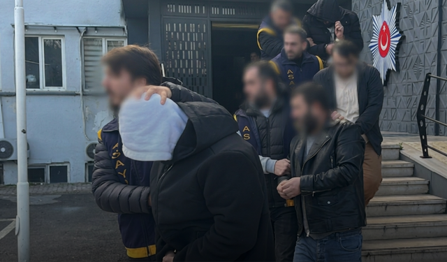 Bursa dahil 5 ilde düzenlenen araç operasyonunda 24 gözaltı