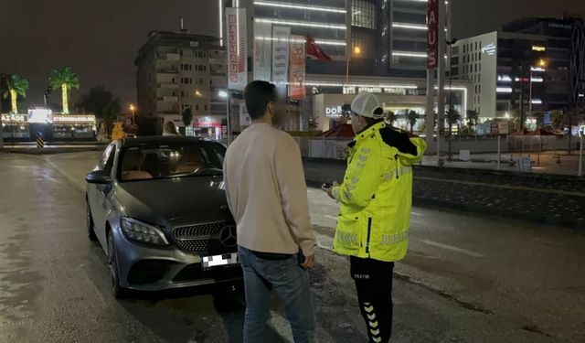 Bursa'da trafik denetiminde gündem olan o anlar!