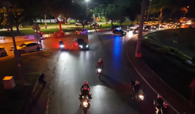 Bursa’da polis sokakları abluka altına aldı
