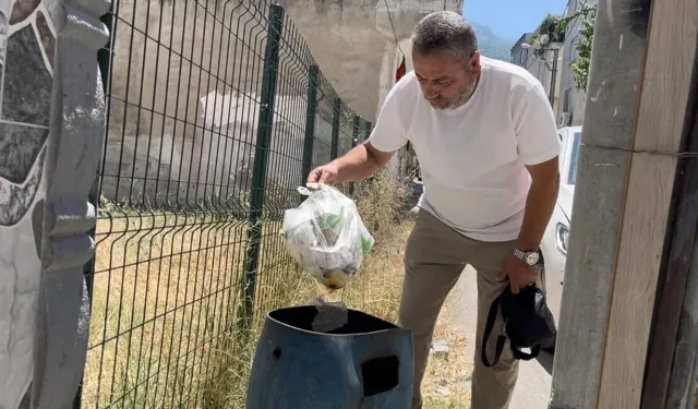 Bursa’da 1 kilo altın çöp konteynerine gitti!