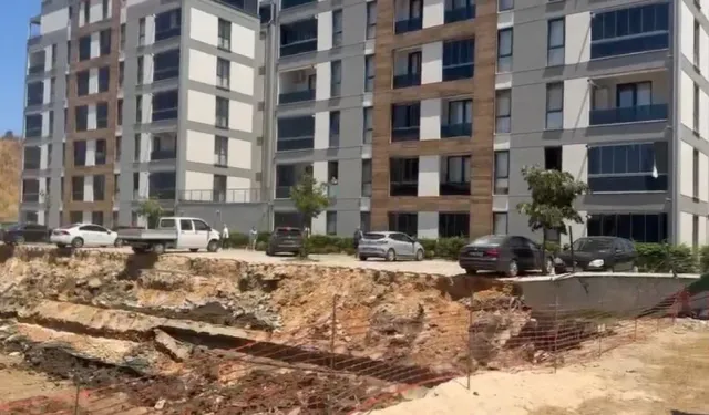Bursa’da istinat duvarı aniden çöktü!