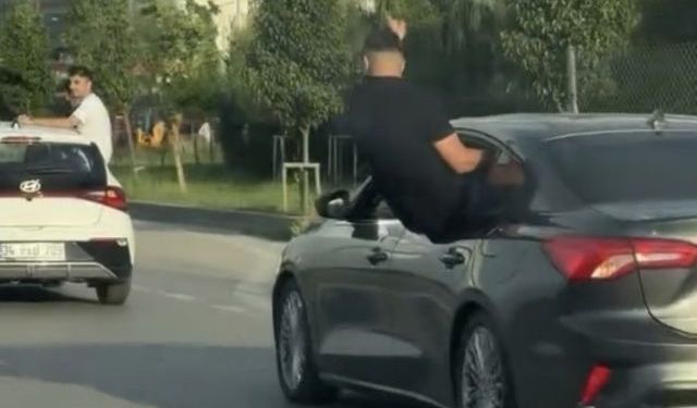 Bursa trafiğinde düğün konvoyu dehşeti! Ölümle dans ettiler