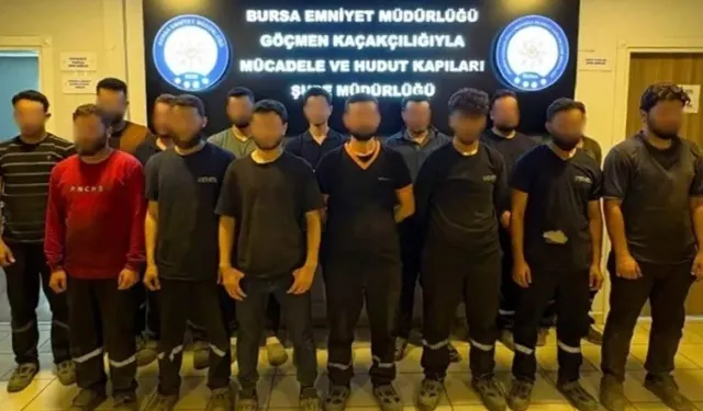 Bursa'da Kaçak Göçmen Operasyonu: İş Yeri Görünümlü "İnsan Ticareti" Merkezine Baskın!