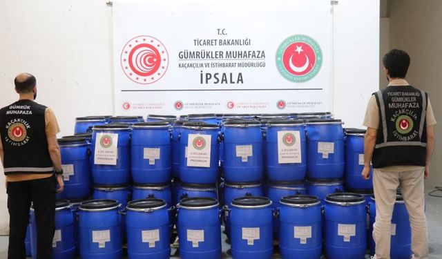 İpsala Sınır Kapısı'nda devasa operasyon: Sınırda tonlarca uyuşturucu ele geçirildi!
