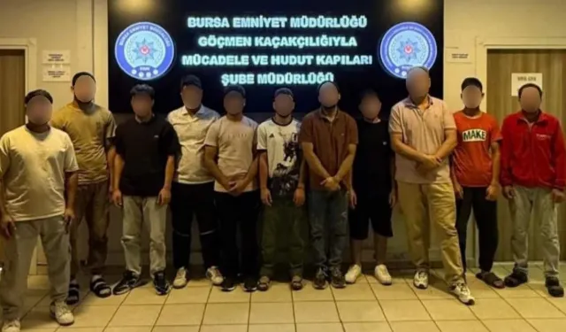 Bursa’da kaçak işçi operasyonu! 11 yabancı uyruklu yakalandı
