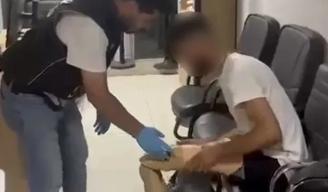 Bursa’da protez bacaklı şüphelinin üzerinden 830 gram metamfetamin çıktı