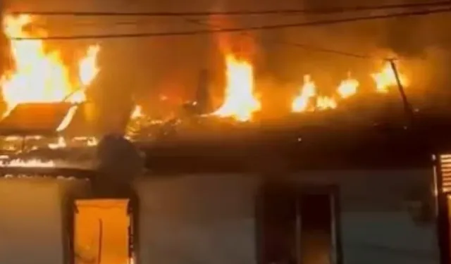 Bursa'da korkutan yangın! Karacabey'de ev alevlere teslim oldu