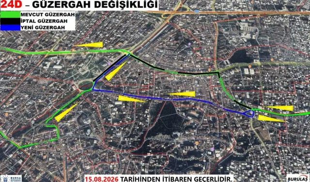 Bursa'da 24/D hattını kullananlar dikkat!