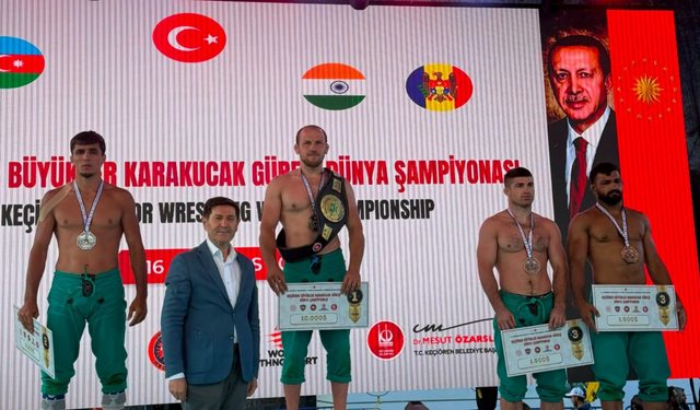 Bursa Büyükşehir Belediyespor’dan büyük başarı! Fazlı Eryılmaz şampiyon oldu