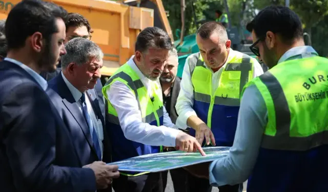 Bursa’da 2,5 kilometrelik yol yenileniyor! 8 bin 500 ton asfalt serilecek
