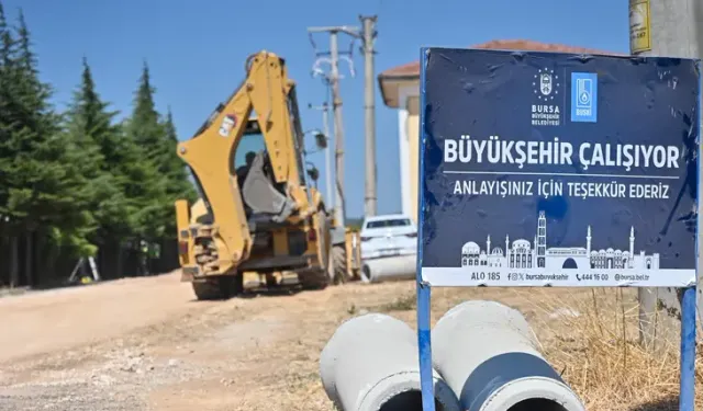 Bursa’da altyapı yatırımları hız kesmiyor! Orhangazi’ye 1,8 kilometrelik yeni kanalizasyon hattı
