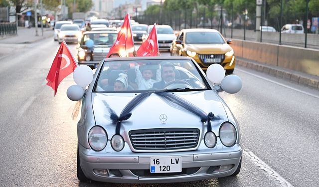 Yıldırım’da 700 çocuk için sünnet şöleni! Başkan Yılmaz direksiyona geçti