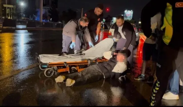Bursa'da motosiklet kazası! Yaralı sürücünün tavrı şaşırttı