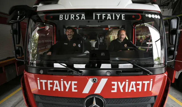 Bursa’da siren sesleriyle başlayan hikaye! Baba-oğul aynı meslekte buluştu