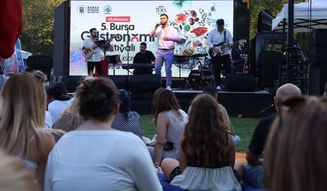Bursa Gastronomi Festivali’nde müzik ziyafeti!