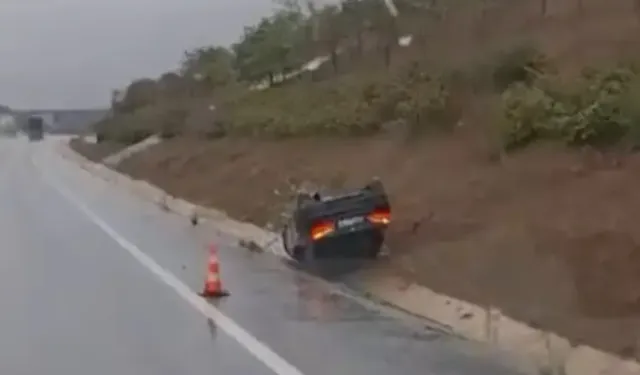 Bursa’da sabah saatlerinde peş peşe kazalar! O anlar kamerada