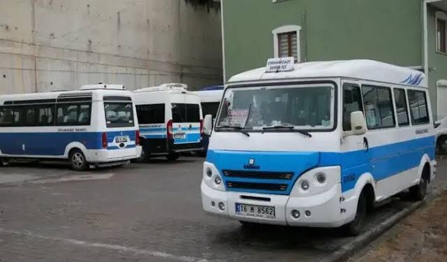 Bursa’da minibüslerde kış tarifesi değişikliği! 28 Eylül’de başlıyor