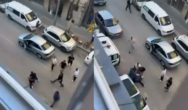 Bursa Osmangazi’de trafik kavgası! Cadde adeta ringe döndü