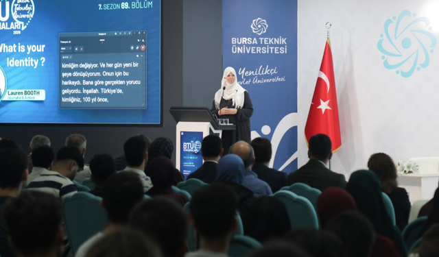 Bursa Teknik Üniversitesi’nde Lauren Booth’un hayatını değiştiren Gazze deneyimi