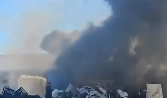 Bursa’da geri dönüşüm tesisinde korkutan yangın