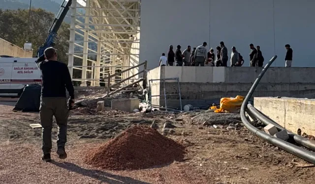 Bursa’da inşaatta varil patladı! İşçi yaralandı