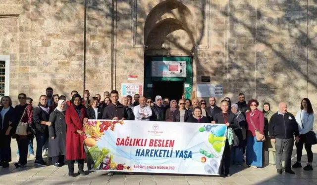 Bursa’da Dünya Yürüyüş Günü’ne özel anlamlı etkinlik
