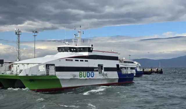 Deniz ulaşımına hava engeli: BUDO'nun 4 seferi iptal edildi