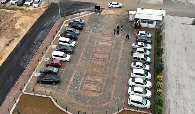İnegöl’de araç parkı için yeni alan oluşturuldu