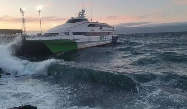 Deniz ulaşımına hava muhalefeti engeli! BUDO 8 seferini iptal etti