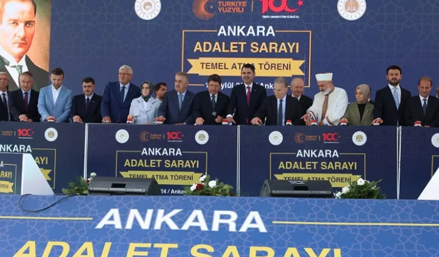 Yeni Ankara Adalet Sarayı'nın temeli atıldı