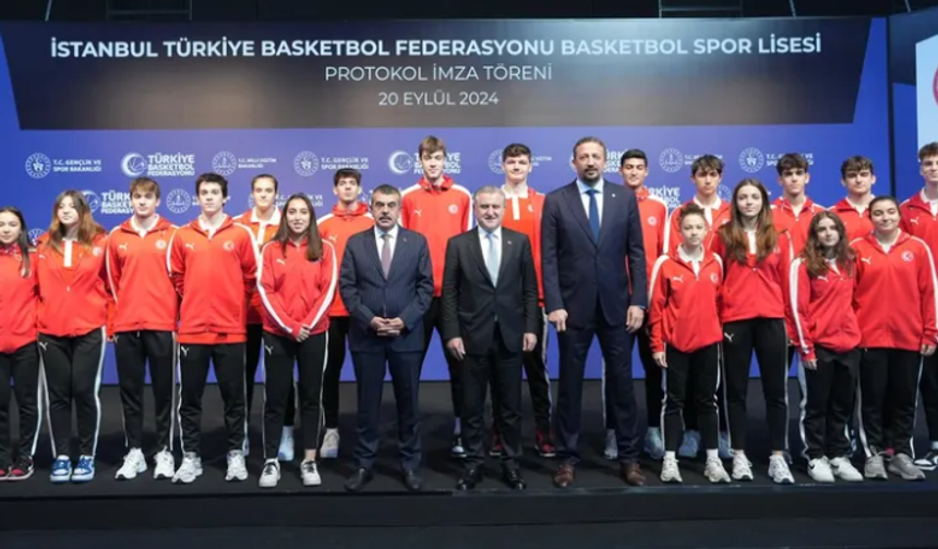 İstanbul'da TBF Basketbol Spor Lisesi için protokol