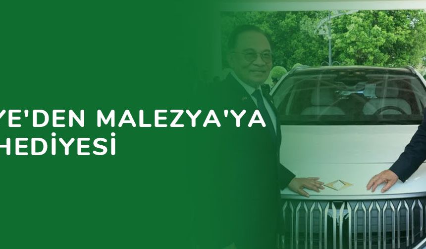 Türkiye'den Malezya'ya Togg hediyesi