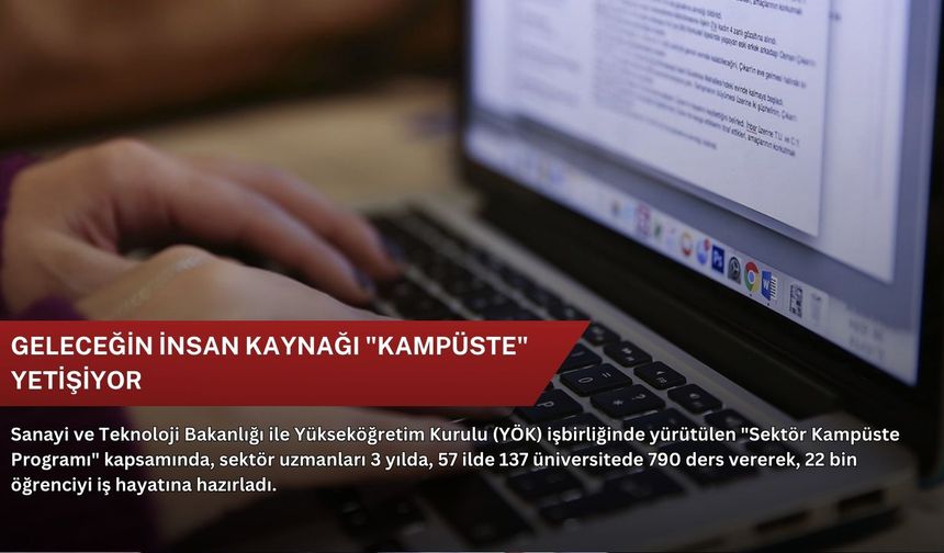 Geleceğin insan kaynağı "kampüste" yetişiyor
