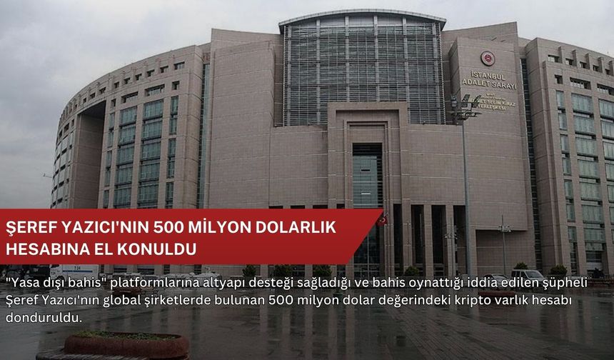 Şeref Yazıcı'nın 500 milyon dolarlık hesabına el konuldu
