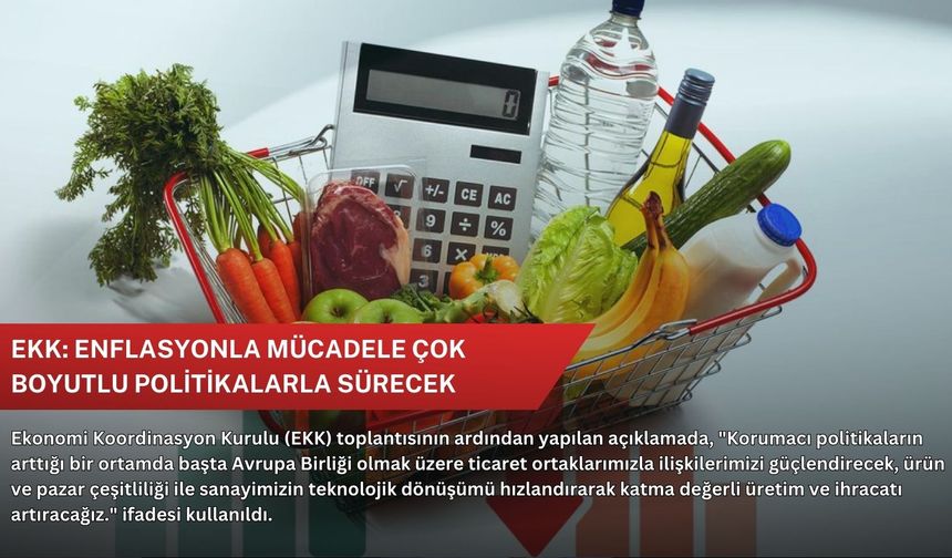 EKK: Enflasyonla mücadele çok boyutlu politikalarla sürecek