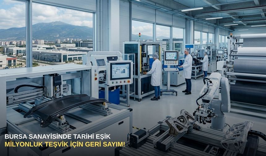 Bursa sanayisinde tarihi eşik: Milyonluk teşvik için geri sayım!