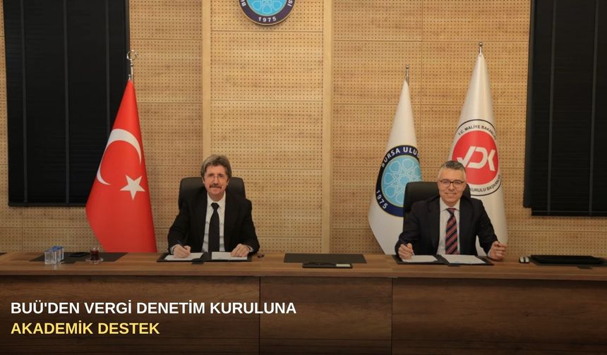 BUÜ'den Vergi Denetim Kuruluna akademik destek