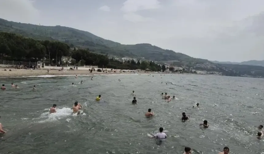 Bursa'da deniz sezonu erken ve hareketli başladı