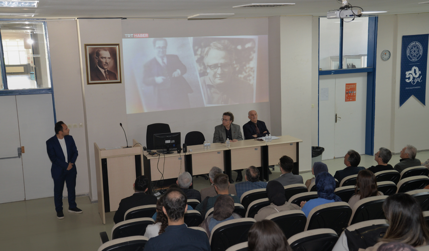 BUÜ'de dostluk abidesi Fethi Gemuhluoğlu anıldı