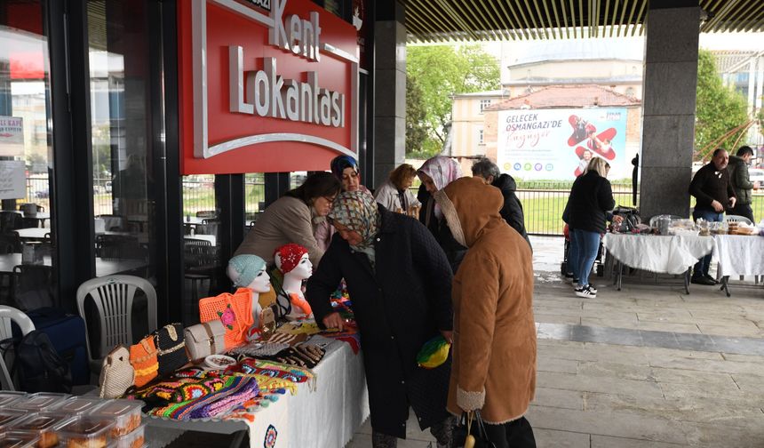 Bursa 'da kadının üretim gücü 1 Mayıs’ta sergilendi