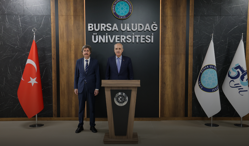 Numan Kurtulmuş Uludağ Üniversitesi Akademik Camiasıyla Buluştu