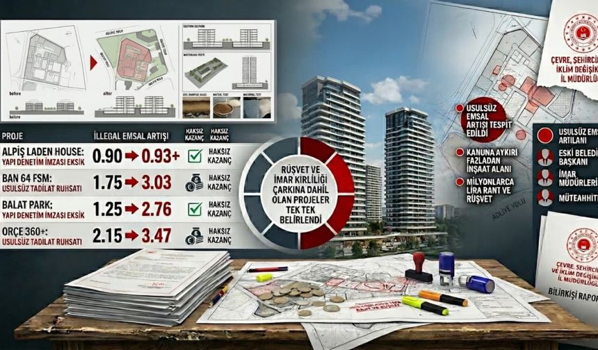 İddianame tamamlandı: Ünlü inşaat projelerinde milyonluk usulsüzlük!