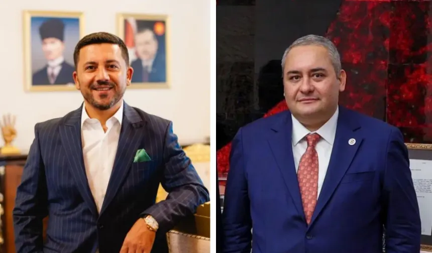 Rasim Arı ile Mesut Özarslan AK Parti Genel Merkezi'nde