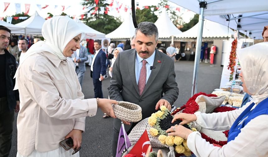 Yıldırım'da El Emeği Şöleni: Başkan Oktay Yılmaz’dan Üretim Vurgusu