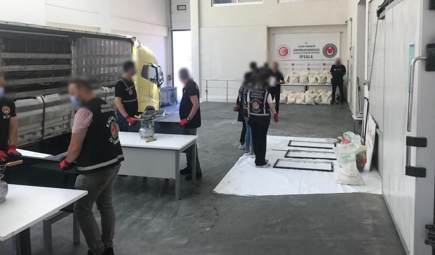 İpsala'da 3 milyar lira değerinde uyuşturucu ele geçirildi