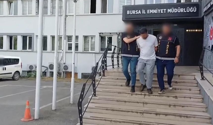 Kırmızı bültenli firari Bursa'da saklandığı yerde yakalandı