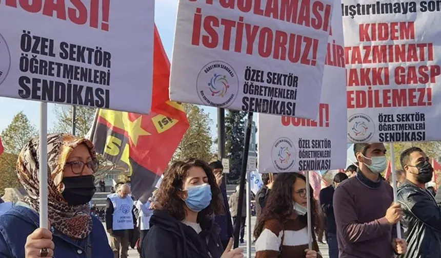 Özel Sektör Öğretmenleri Bursa’da Ayakta: 'Patronların Değil, Öğretmenin Yanında Olun!