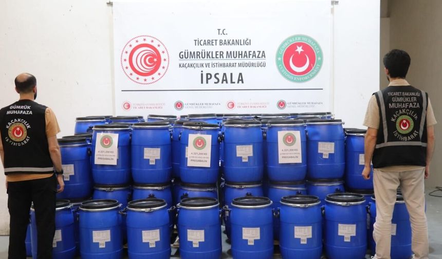 İpsala Sınır Kapısı'nda devasa operasyon: Sınırda tonlarca uyuşturucu ele geçirildi!