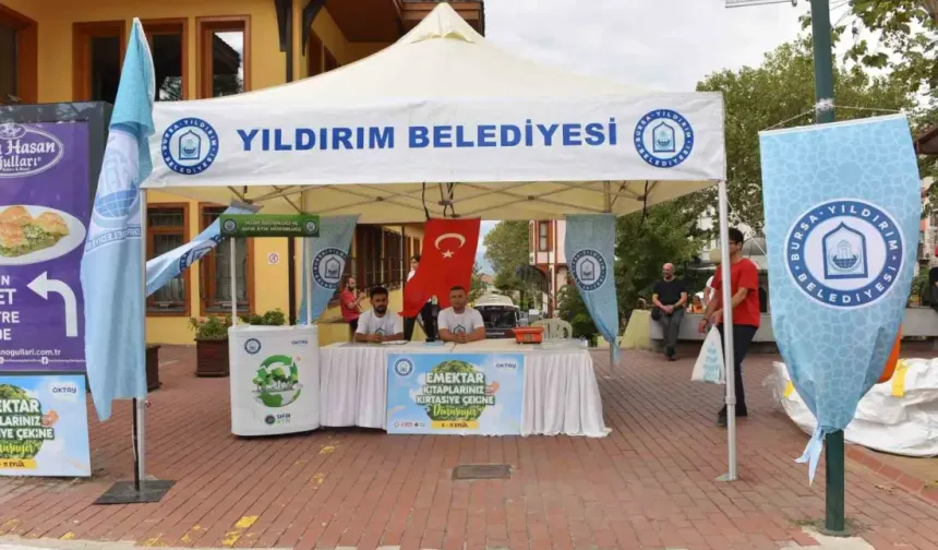 Eski defterler nakit oluyor! Bursa'da geri dönüşüm kampanyası başladı